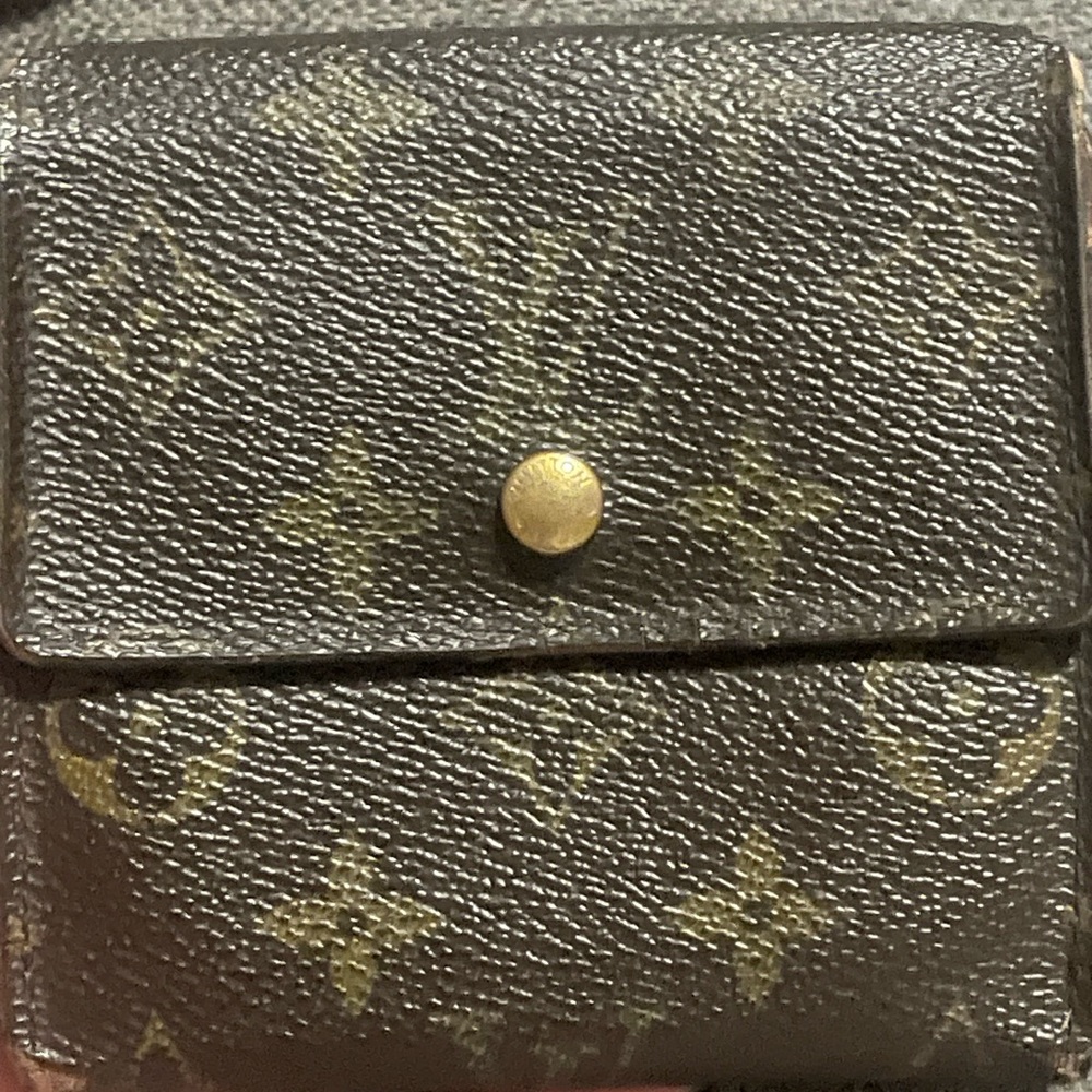 LV MONO DOUBLE SNAP WALLET